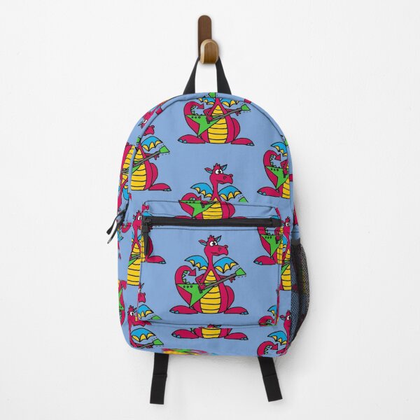 Item preview, Funny Colorful Dragon Playing Electric Guitar Music designed and sold by Nature's Fancy.