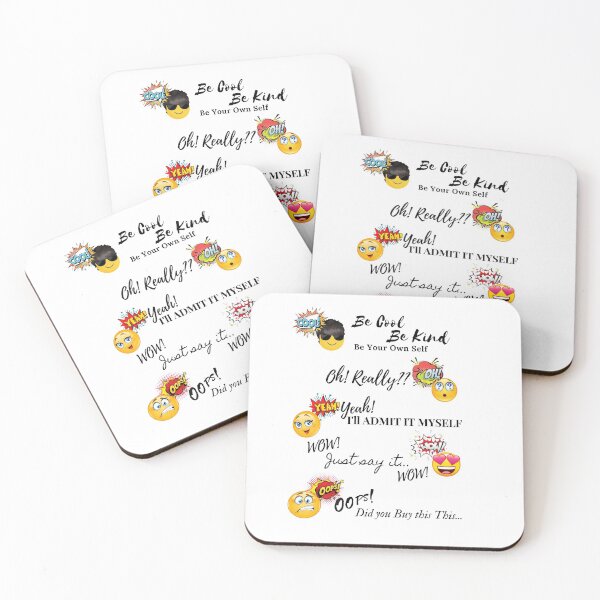 Item preview, Be Cool, Be Kind / funny emoji  designed and sold by BeatyinChaos.
