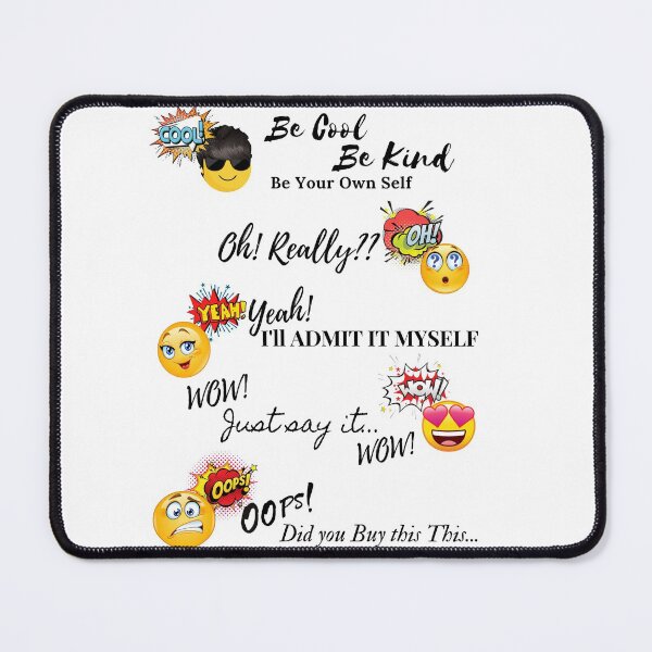 Item preview, Be Cool, Be Kind / funny emoji  designed and sold by BeatyinChaos.