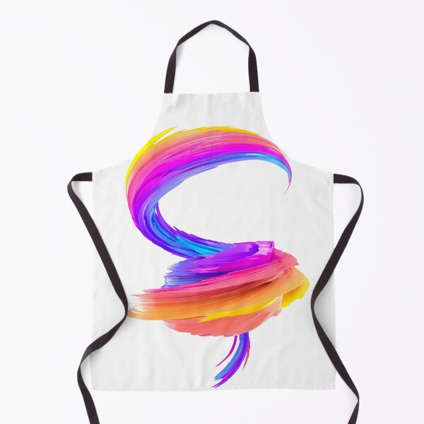 Item preview, Multicolored abstract twisted brush stroke. Bright curl, artistic spiral. designed and sold by tatkhagata.