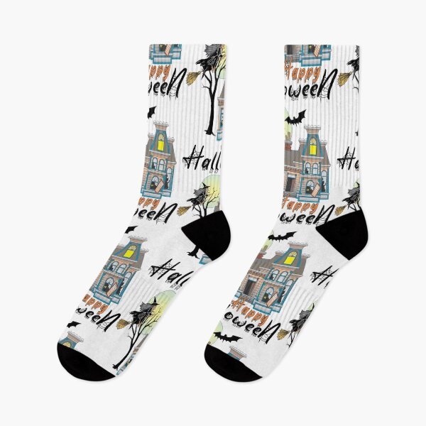 Item preview, Halloween, Flying witch, Horror House, Trick or Treat designed and sold by MiaStyleStudio.