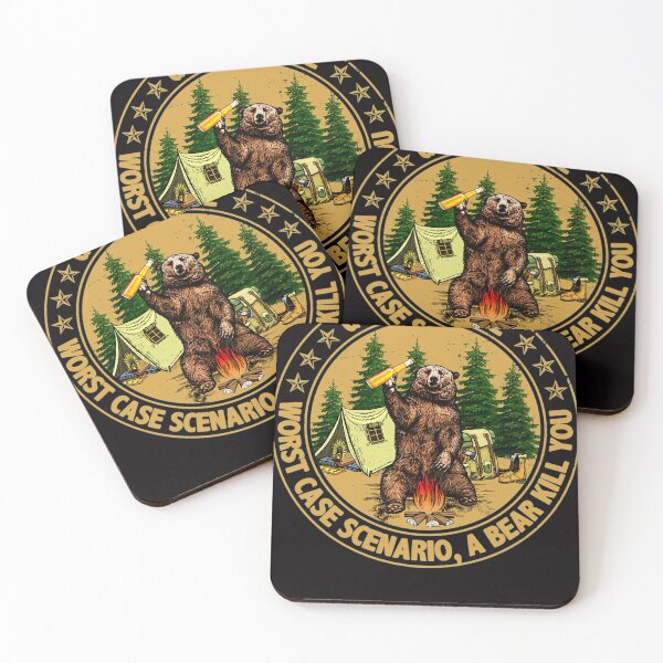 Item preview, Go Outside Worst Case Scenario A Bear Kill You Bear Beer designed and sold by JonathanJeffrey.