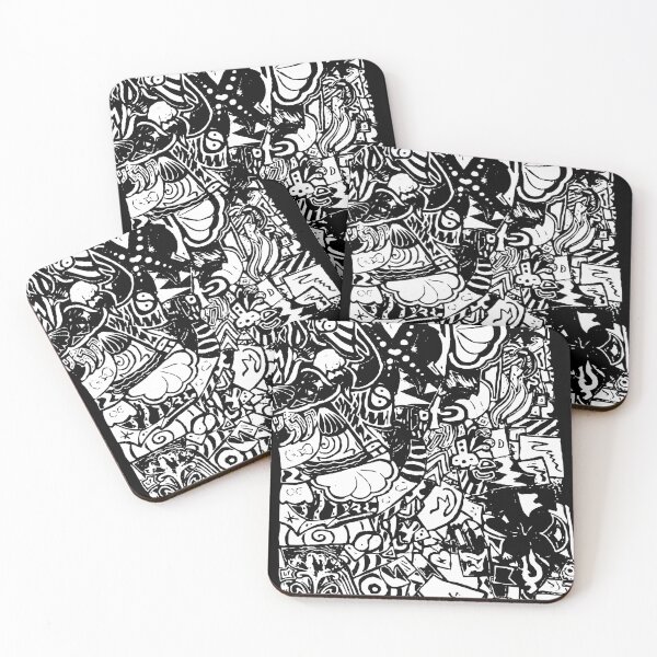 Item preview, Random Pattern | Doodle Art (BV : Dark) designed and sold by the-krisney-way.