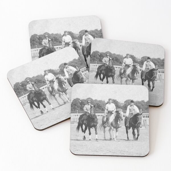 Item preview, SEATTLE SLEW AND FRIENDS C2021 SteveYellowbear Fine Equine Art designed and sold by SteveYellowbear.