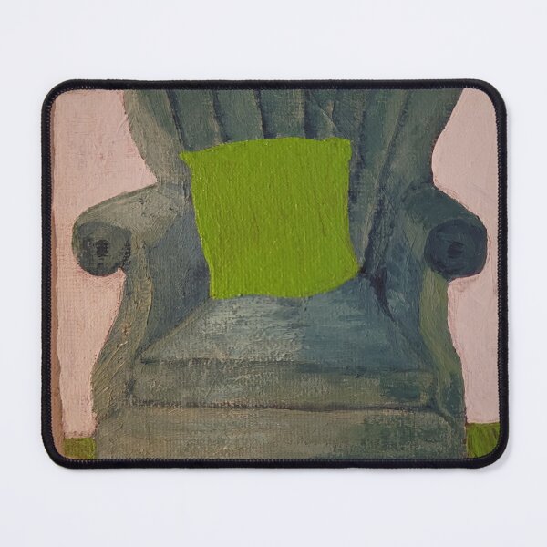 Item preview, Teal chair green floor designed and sold by Ailochae.