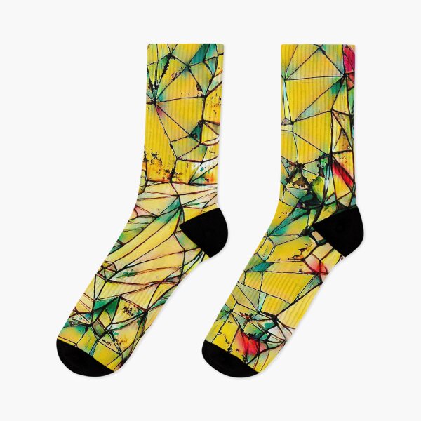 Item preview, Yellow shards in abstraction designed and sold by Iuliia Nerd.