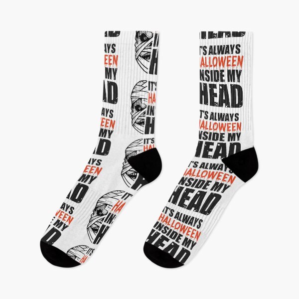 Item preview, It’s always Halloween inside my head- men’s and women’s  Halloween  designed and sold by Designs Of all kinds.