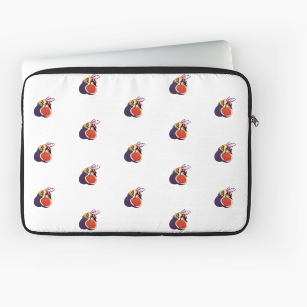 Non-bee-nary - bee on a fig Laptop Sleeve