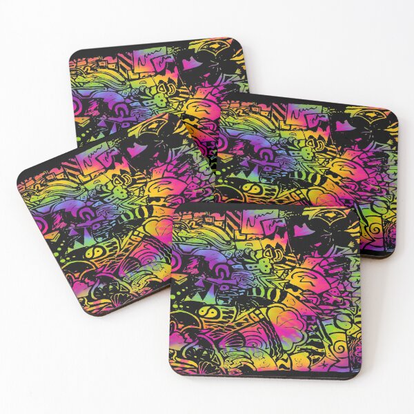 Item preview, Random Pattern | Doodle Art (RH : Rainbow) designed and sold by the-krisney-way.