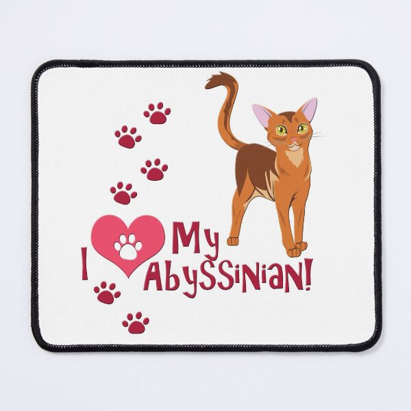 Item preview, I Love My Abyssinian! designed and sold by TheKohakuDragon.