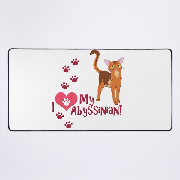 Item preview, I Love My Abyssinian! designed and sold by TheKohakuDragon.