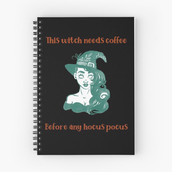 Item preview, This Witch Needs Coffee Before Any Hocus Pocus Classic Vintage Distressed Design  designed and sold by Candlewood Museum & Gift Shoppe.