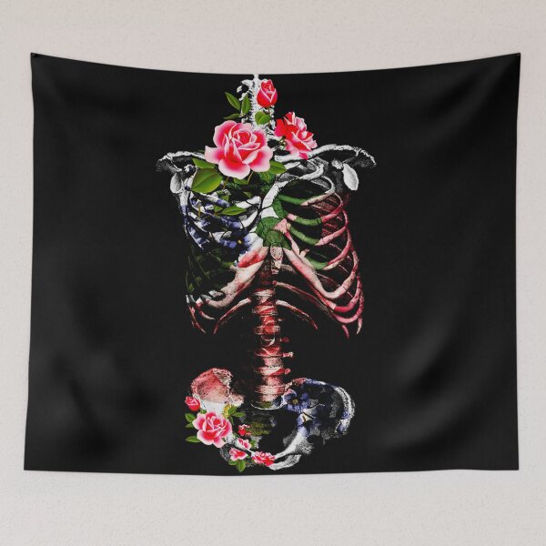 Item preview, Aesthetic Gothic Cottagecore skeleton designed and sold by Gothic Fantasy.