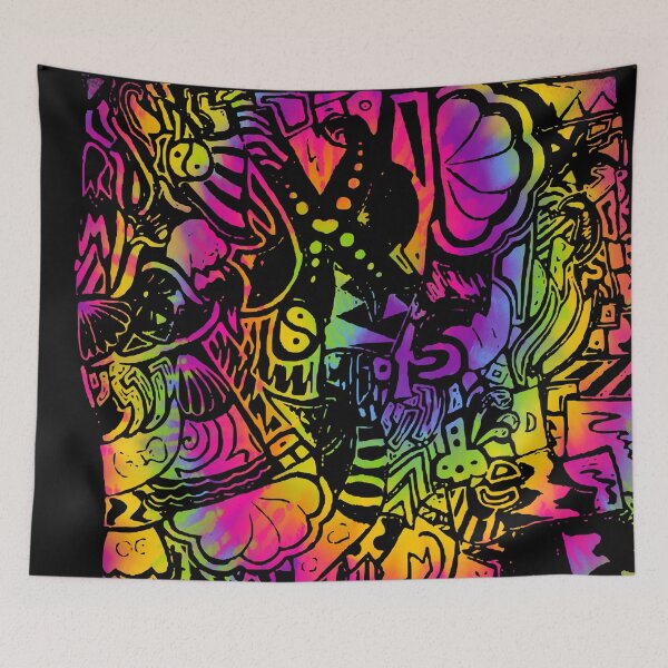 Item preview, Random Pattern | Doodle Art (TV : Rainbow) designed and sold by the-krisney-way.