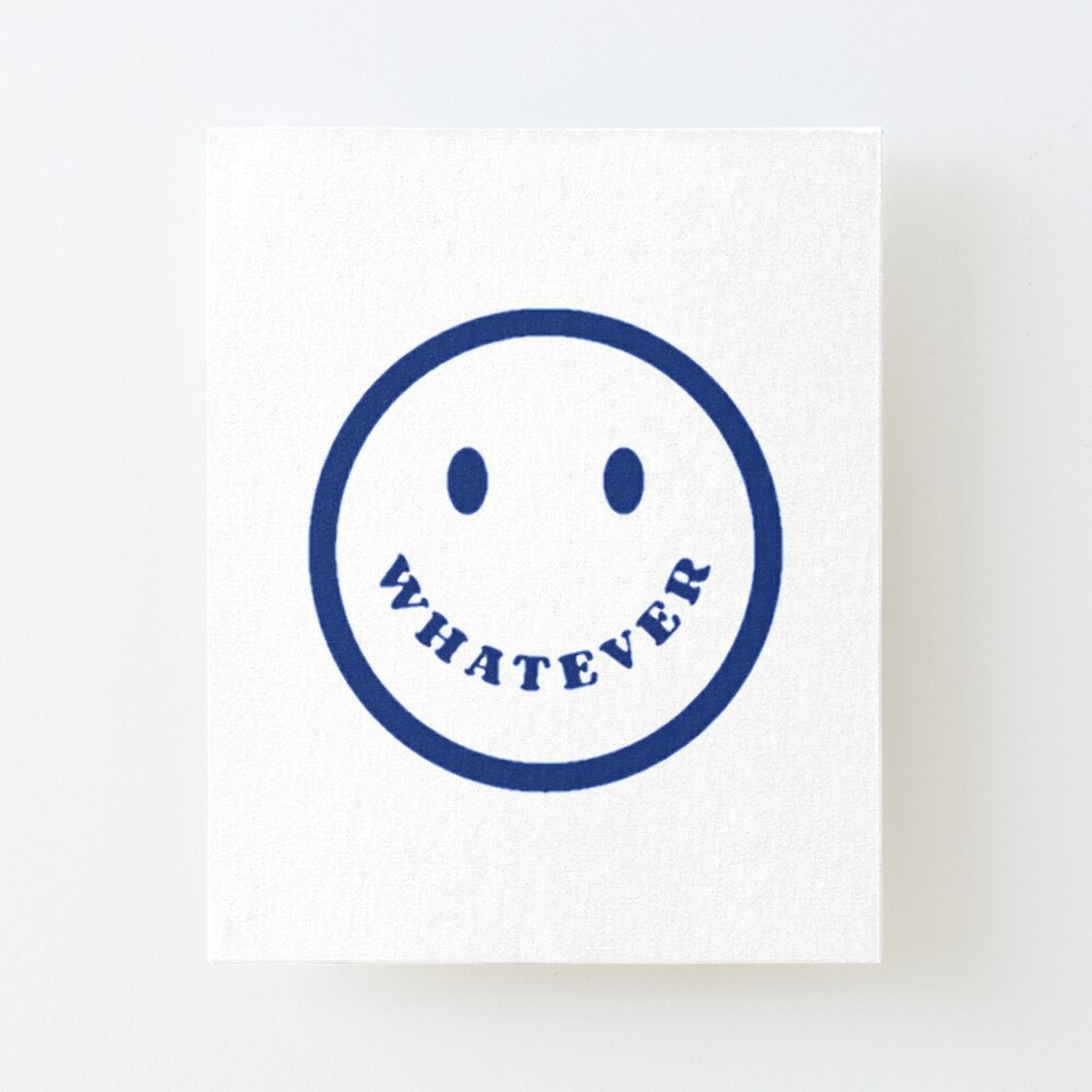 Whatever Melting smiley face tattoo pattern Art Board Print for Sale by  Goforcreations  Redbubble