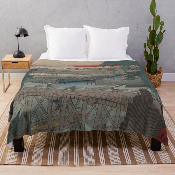 Item preview, Hiroshige's Ichikoku Bridge in the Eastern Capital designed and sold by mosfunky.