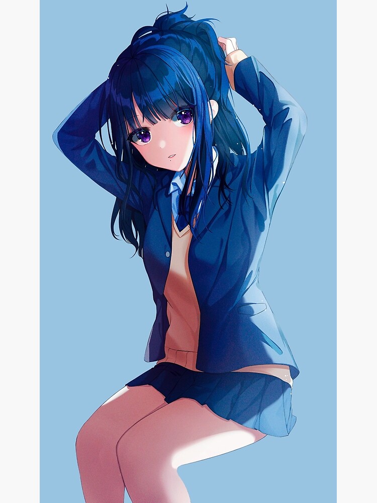 Sexy Anime Girl Poster For Sale By Thekawaiiishop Redbubble