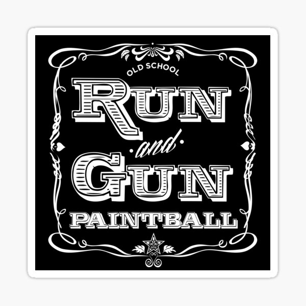 Vista previa del artículo con la obra «Running y Gunning Paintball!», diseñado y vendido por dtkindling.