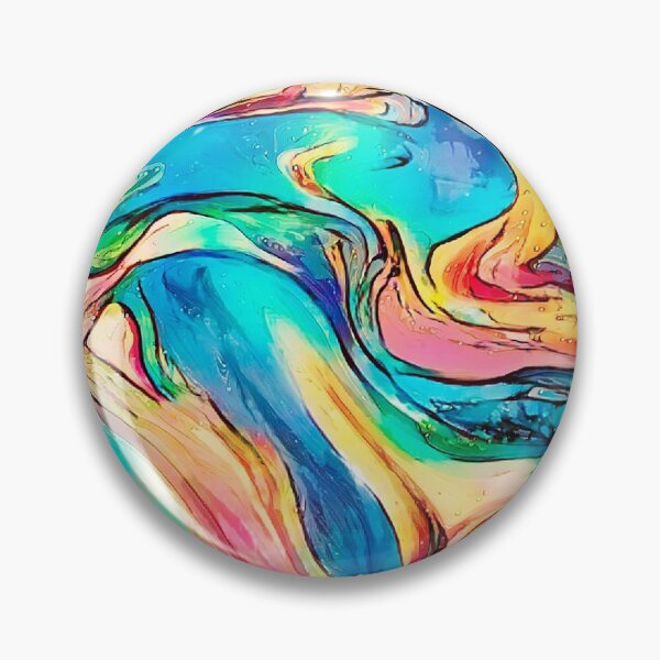 Item preview, Colored waves designed and sold by Iuliia Nerd.