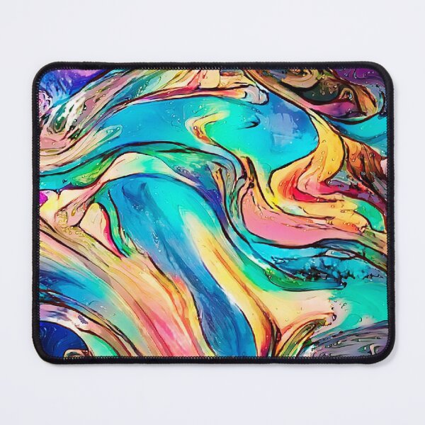 Item preview, Colored waves designed and sold by Iuliia Nerd.