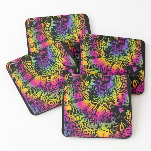 Item preview, Random Pattern | Doodle Art (BV : Rainbow) designed and sold by the-krisney-way.