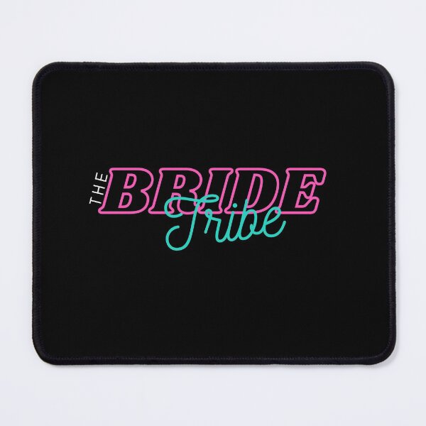 Item preview, Retro Bride Tribe Pink & Aqua Logo designed and sold by AriesRising-.