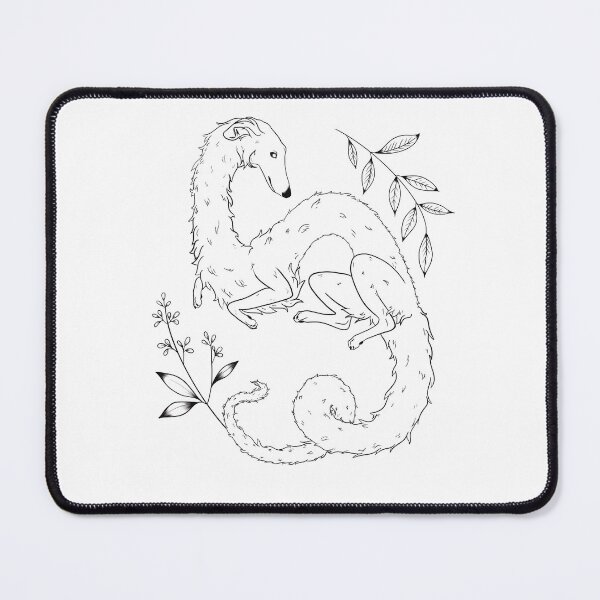 Item preview, Críptido Borzoi designed and sold by DistinctlyCurvy.