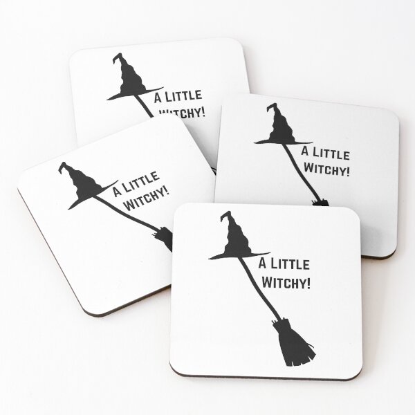 Item preview, A Little Witchy! (Black Text and Image) designed and sold by ArtAndTell.