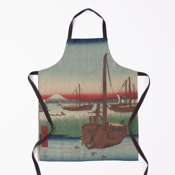 Item preview, Hiroshige's Off Tsukuda Island in the Eastern Capital designed and sold by mosfunky.