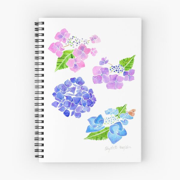 Item preview, Watercolor Hydrangeas designed and sold by Elizabeth Weglein.