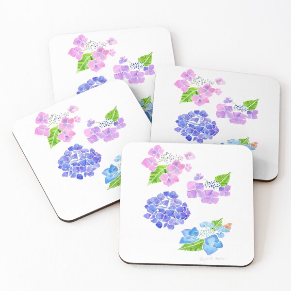 Item preview, Watercolor Hydrangeas designed and sold by Elizabeth Weglein.