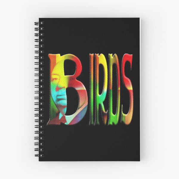 Item preview, SMALL PORTRAIT OF ALFRED HITCHCOCK IN BIRDS - ALFRED HITCHCOCK - THE KING OF SUSPENSE - THE MOVIE "THE BIRDS". designed and sold by Ralek.