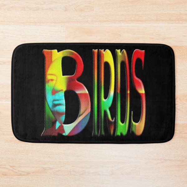 Item preview, SMALL PORTRAIT OF ALFRED HITCHCOCK IN BIRDS - ALFRED HITCHCOCK - THE KING OF SUSPENSE - THE MOVIE "THE BIRDS". designed and sold by Ralek.
