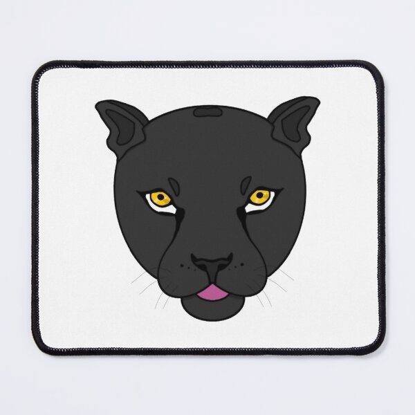 Item preview, black panther face - animal cat designed and sold by Jessi-Sketches.