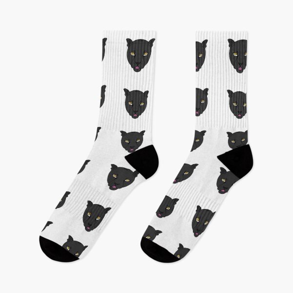 Item preview, black panther face - animal cat designed and sold by Jessi-Sketches.