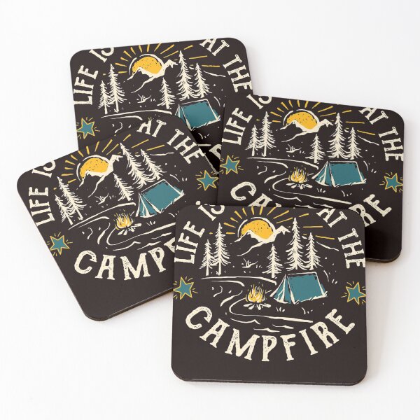 Item preview, Life Is Better At The Campfire Vintage Camping designed and sold by DavidBenson47.