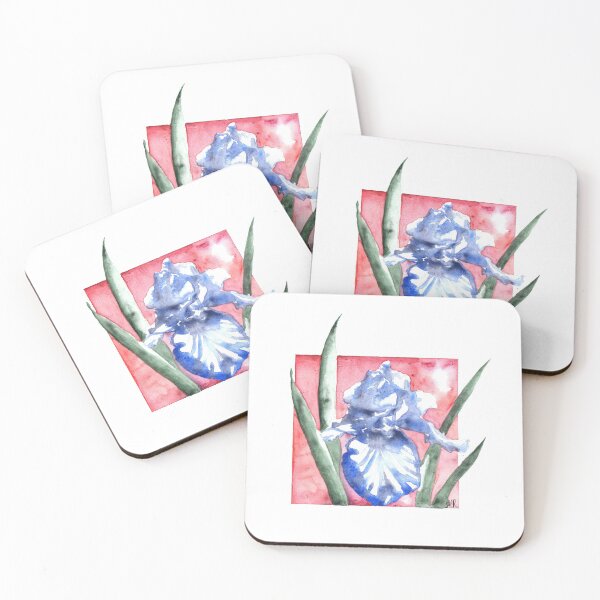 Item preview, Iris In Watercolor designed and sold by The Raven's Landing.