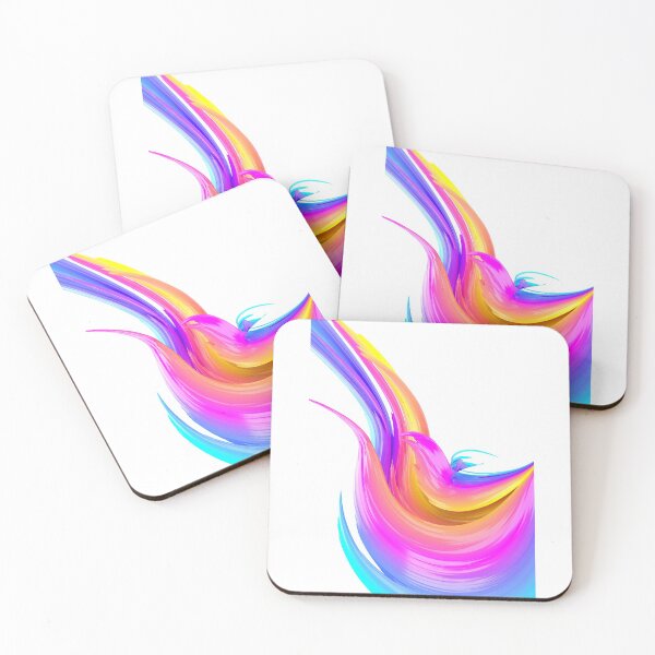 Item preview, Multicolored abstract twisted brush stroke. Bright curl, artistic spiral. designed and sold by tatkhagata.