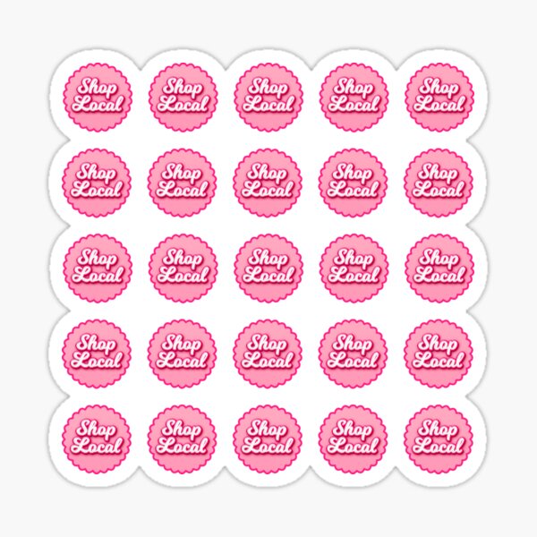 Local 25 sticker pack Select size Extra Large" Sticker for Sale