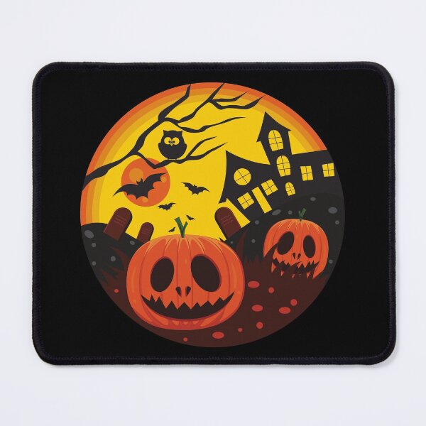 Item preview, Happy Halloween Haunted Tree and Scary Pumpkin designed and sold by EyanShop.