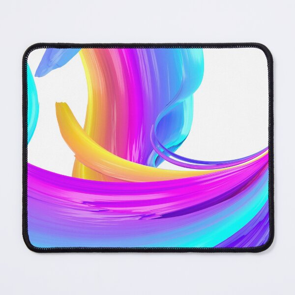 Item preview, Multicolored abstract twisted brush stroke. Bright curl, artistic spiral. designed and sold by tatkhagata.