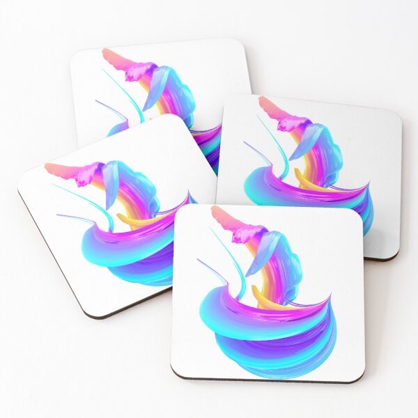 Item preview, Multicolored abstract twisted brush stroke. Bright curl, artistic spiral. designed and sold by tatkhagata.