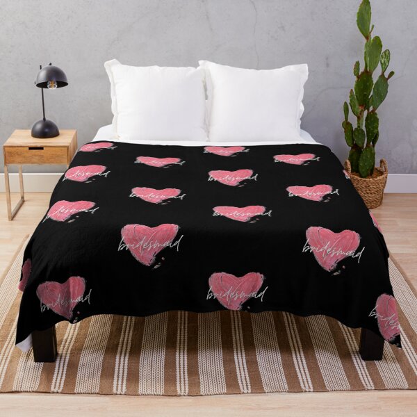 Item preview, Bridesmaid White Print with Pink Heart Logo designed and sold by AriesRising-.