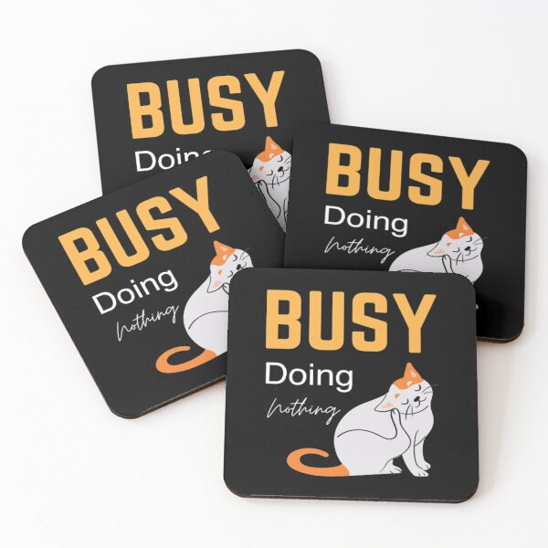 Item preview, Busy Doing Nothing Funny Cat Lady designed and sold by Nero9o.
