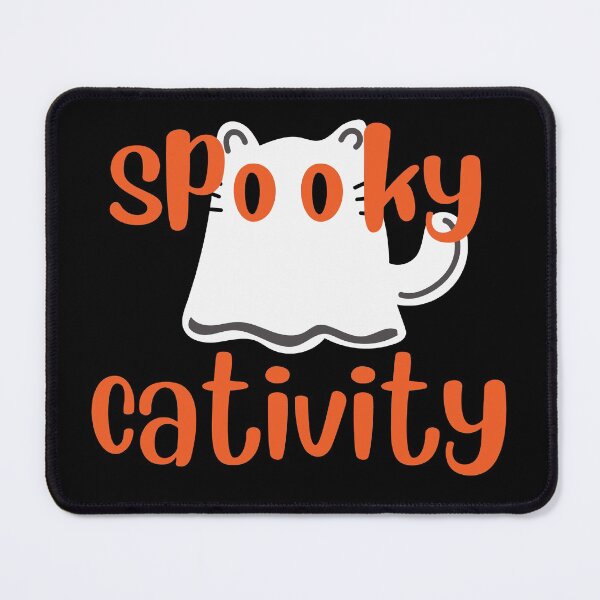 Item preview, "Spooky Cativity" Funny Halloween Cat Ghost for Cat Moms and Dads designed and sold by InkItStudio.