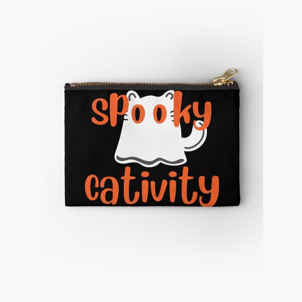 Item preview, "Spooky Cativity" Funny Halloween Cat Ghost for Cat Moms and Dads designed and sold by InkItStudio.