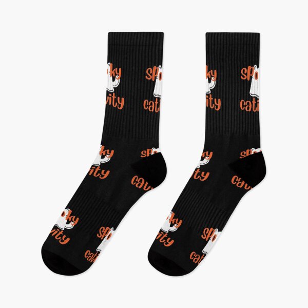 Item preview, "Spooky Cativity" Funny Halloween Cat Ghost for Cat Moms and Dads designed and sold by InkItStudio.
