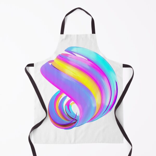 Item preview, Multicolored abstract twisted brush stroke. Bright curl, artistic spiral. designed and sold by tatkhagata.