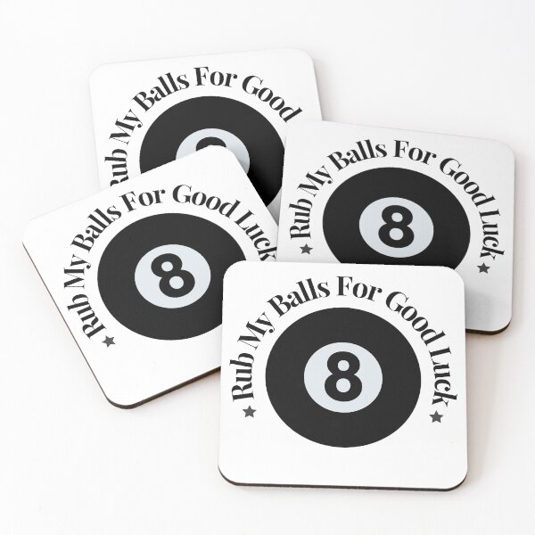 Item preview, Billard Pool Balls - Rub my balls for good luck designed and sold by MeedStorx.