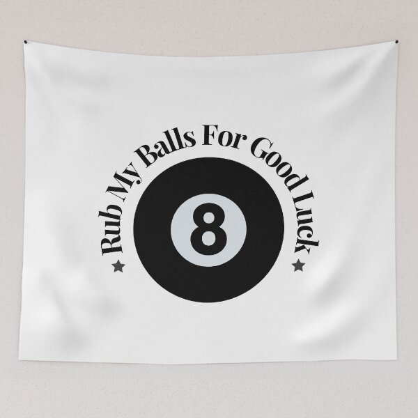 Item preview, Billard Pool Balls - Rub my balls for good luck designed and sold by MeedStorx.